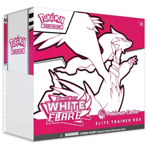 ポケモンカード　white flare elite trainer box 限定 Pokémon Scarlet & Violet White Flare Elite Trainer Box İngilizce