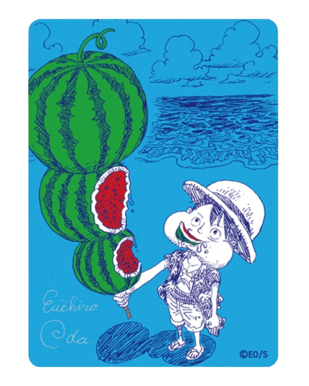 Monkey D. Luffy – Summer Comiket Illustration Card (Japanese)