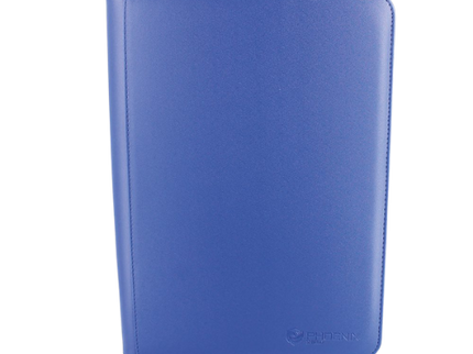 Phoenix Shield - Deluxe Zip 9 Cepli Albüm – 360Kart (Mavi)