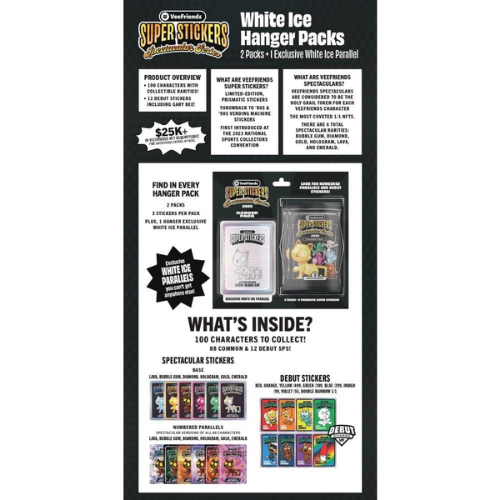 Super Stickers: Spectacular Series - White Ice Hanger Pack (English)