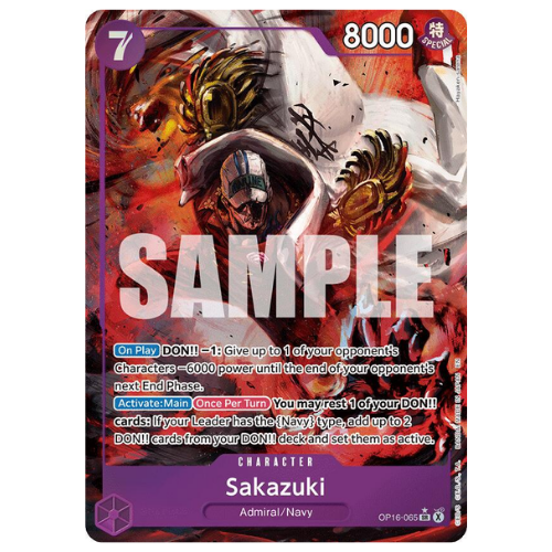 Sakazuki (OP16-065) - Alternate Art (English)