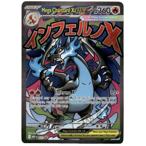 Mega Charizard X EX  023 Promo (ENG)