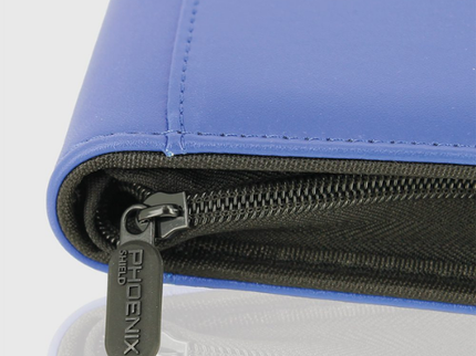 Phoenix Shield - Deluxe Zip 9 Cepli Albüm – 360Kart (Mavi)