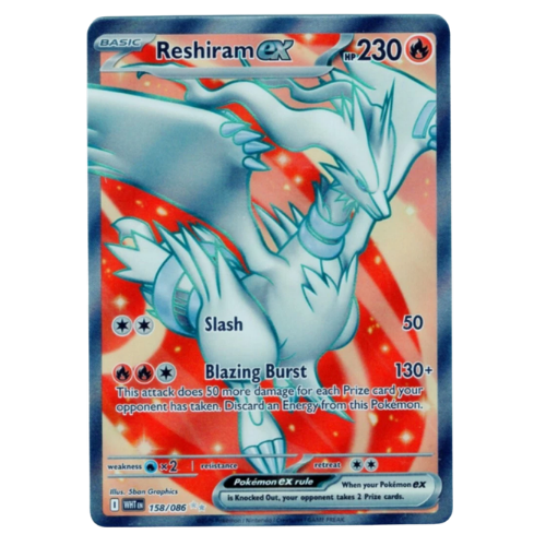 Reshiram ex 158/086 (ENG)