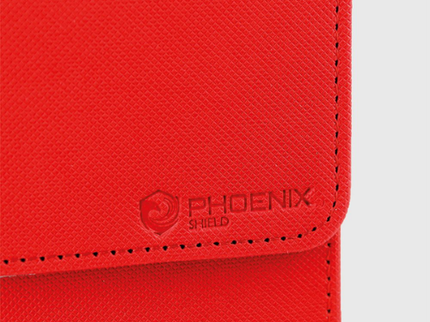 Phoenix Shield – Manyetik Kapaklı Kart Kutusu Kırmızı - 100 Kart Kapasiteli