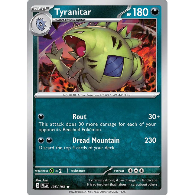 Tyranitar Evolution Line - Scarlet & Violet (3 Kart)