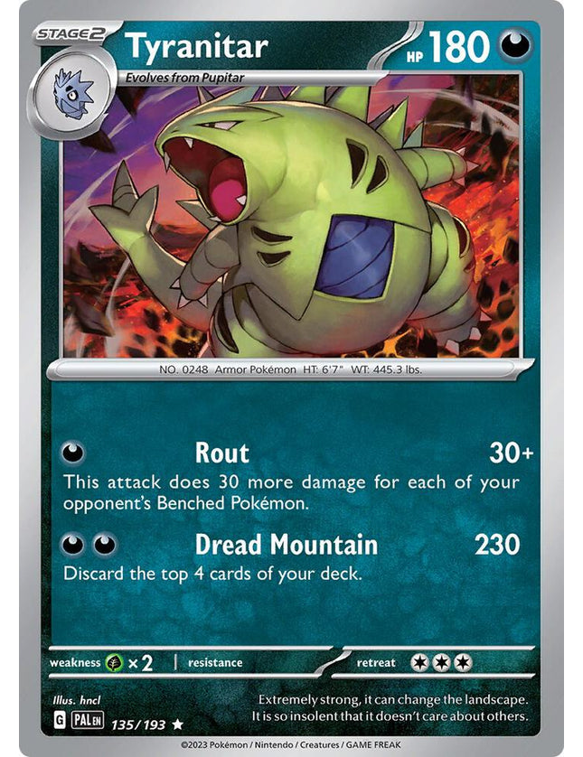 Tyranitar Evolution Line - Scarlet & Violet (3 Kart)