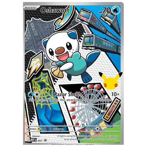 Oshawott MEP 051 - Black Star Promo (English)