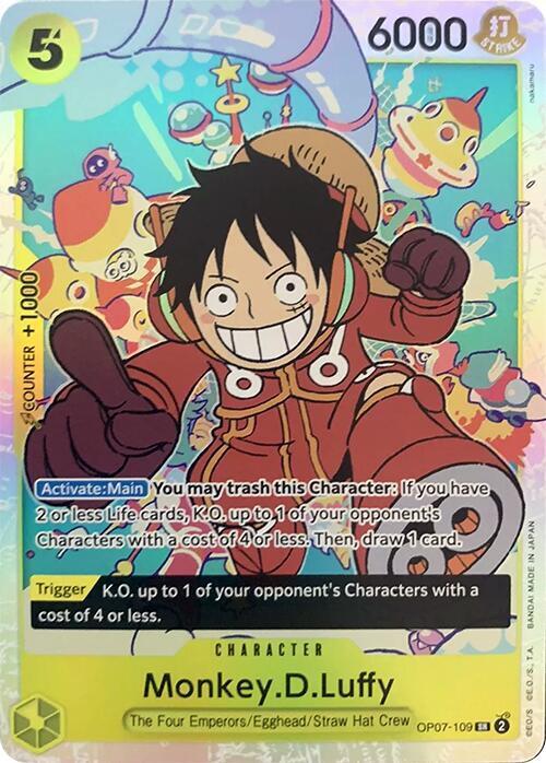 Monkey.D.Luffy (OP07-109) - Super Rare (English)