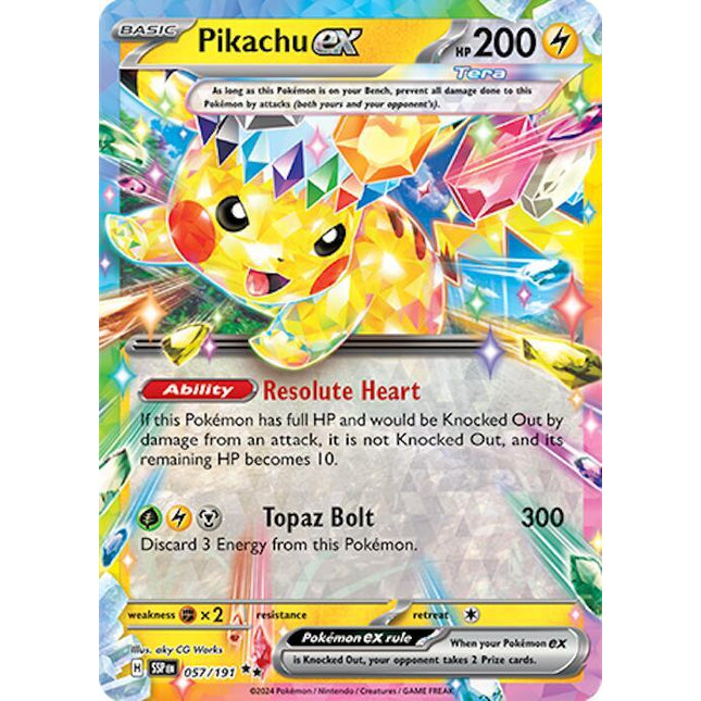 Pikachu ex 057/062 - Scarlet & Violet