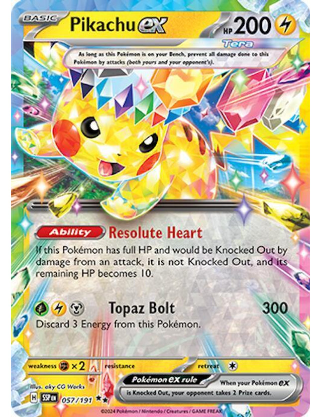 Pikachu ex 057/062 - Scarlet & Violet
