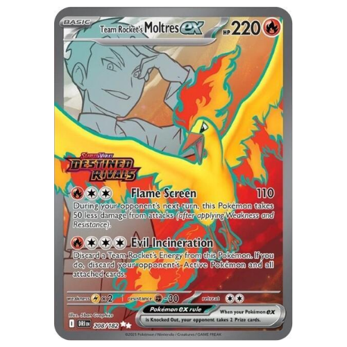 Team Rocket's Moltres 208/182 (ENG)