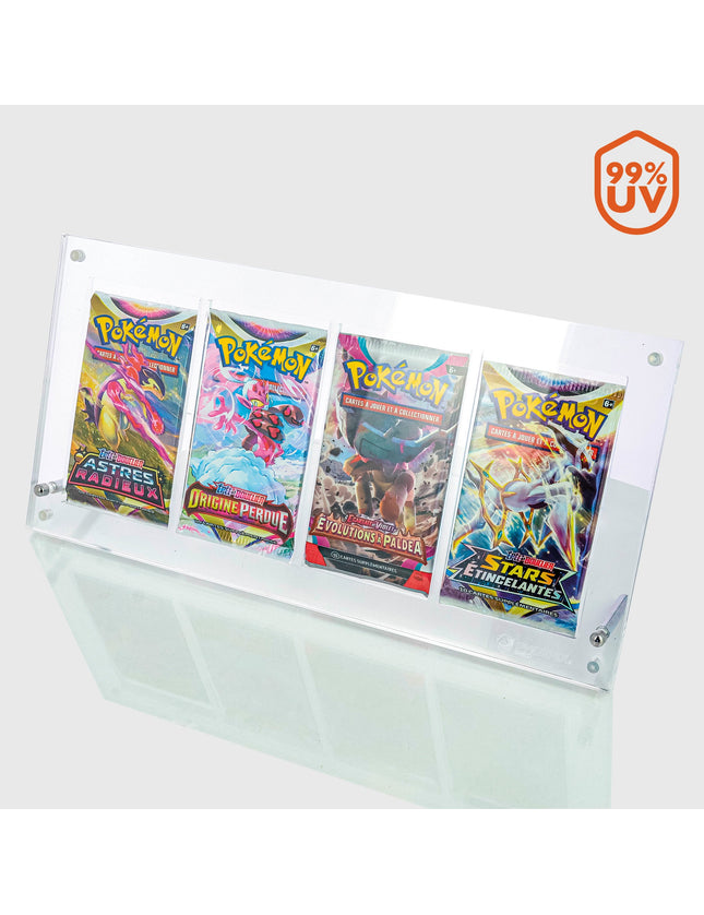 Phoenix Shield - 4 Slotlu Akrilik Booster Pack Tutucu