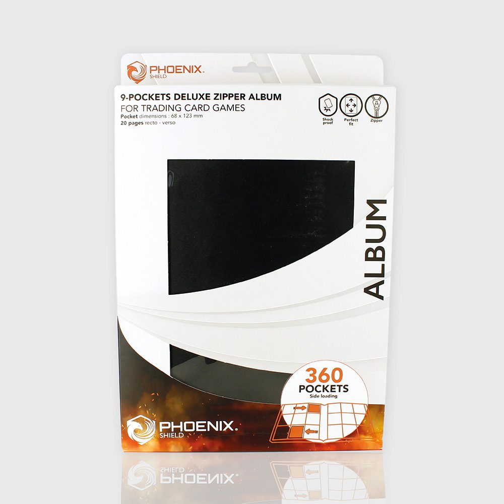 Deluxe Zip Albüm 9 Cepli 360 Kart (Siyah)