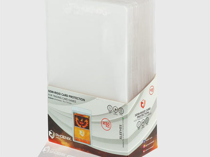 Phoenix Shield – Yarı Sert Kart Koruyucu Sleeve (50'li Paket)