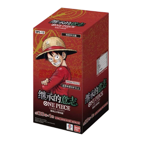 One Piece TCG - OPC-13 Carrying on His Will Booster Box (Chinese)