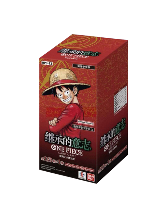 One Piece TCG - OPC-13 Carrying on His Will Booster Box (Chinese)