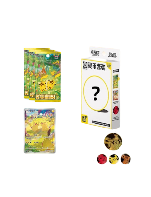 Pokemon TCG - 151 Gathering Coin Set (Chinese)