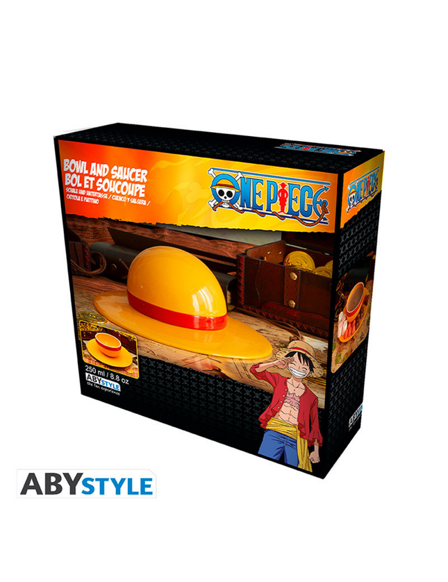 One Piece Bowl And Saucer Strawhat - ABYSTYLE