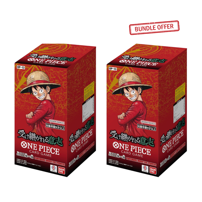 One Piece - OP-13 Carrying On His Will (2 adet Japanese)