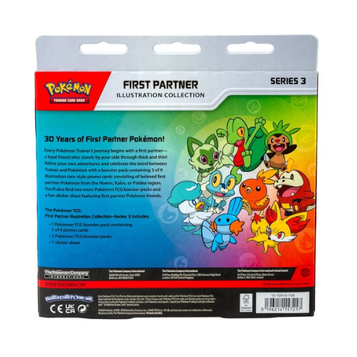 Pokémon First Partner Illustration Collection Series 3 (English)
