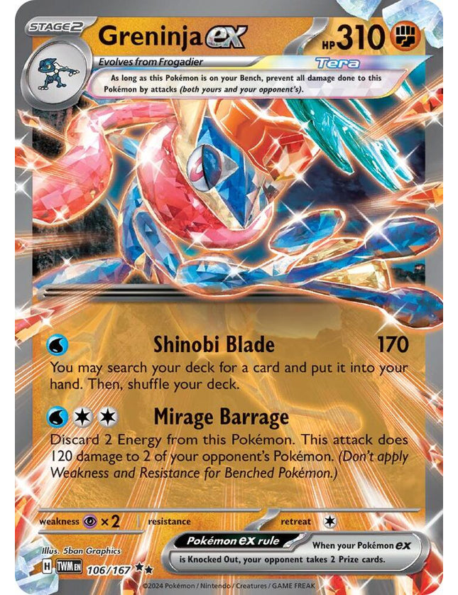 Greninja ex 106/167 – Scarlet & Violet