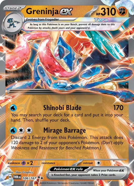 Greninja ex 106/167 – Scarlet & Violet