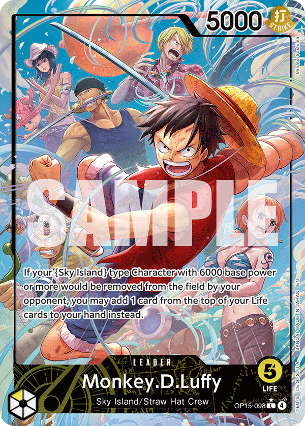 Monkey.D.Luffy (OP15-098) Leader Alternate Art İngilizce One Piece tekli kart