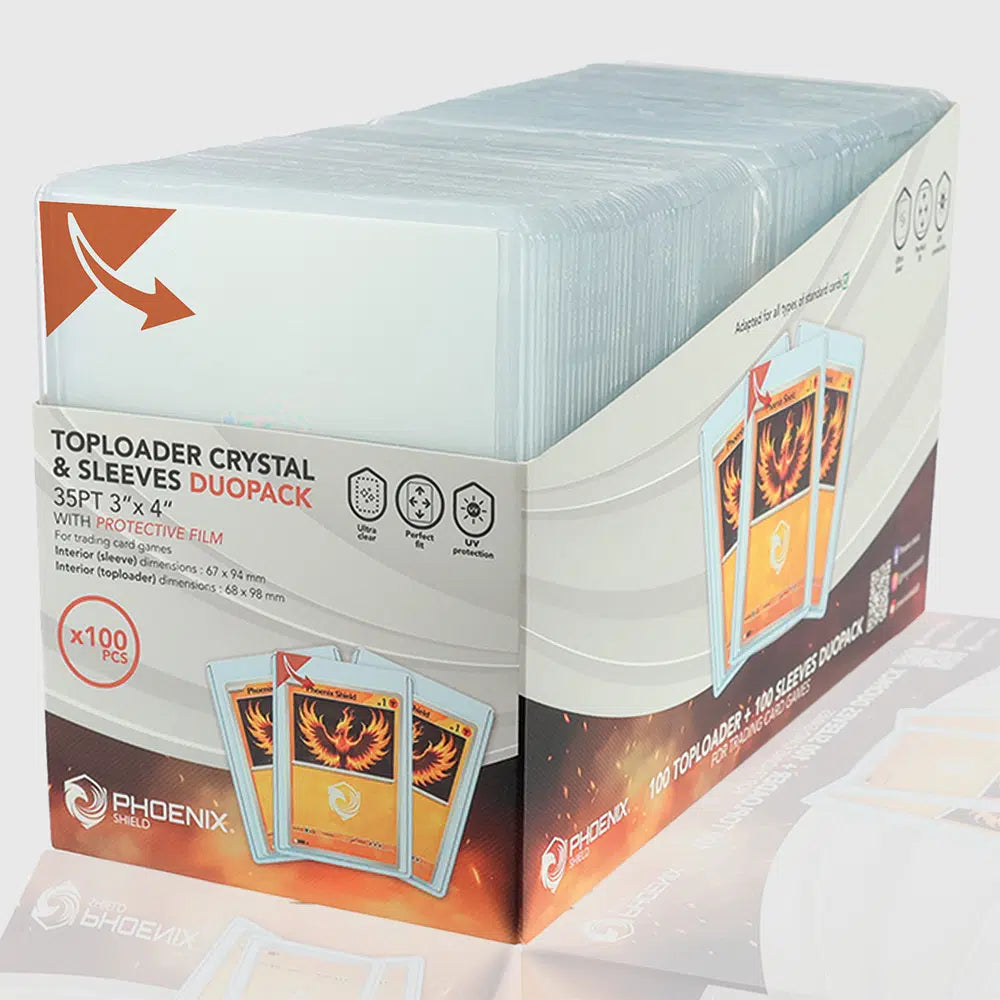 Toploader & Sleeve Duo Pack (100'lü Kutu)