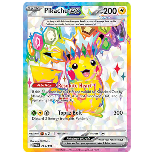 Pikachu ex 219/191 (ENG)