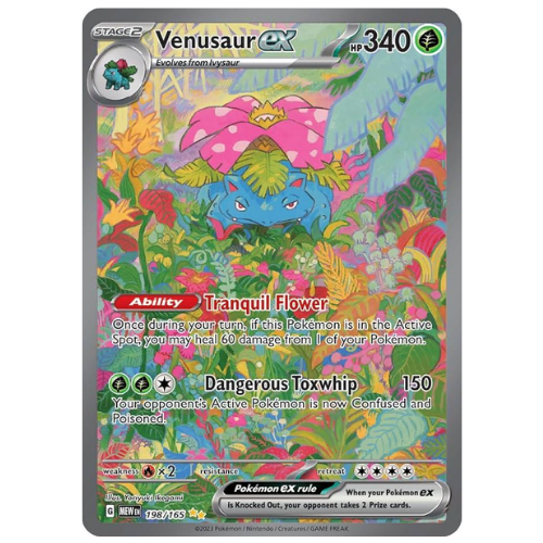 Venusaur ex 198/165 (ENG) – Special Illustration Rare