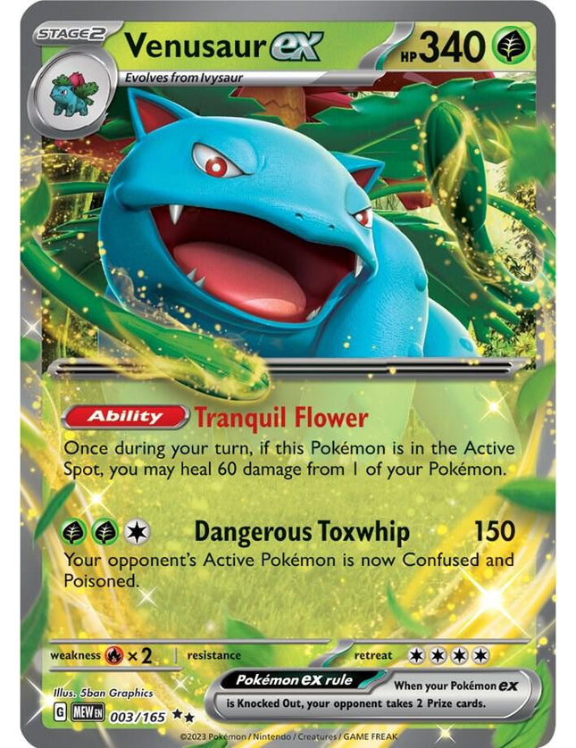 Venusaur ex - 003/165 - SV: Scarlet & Violet 151