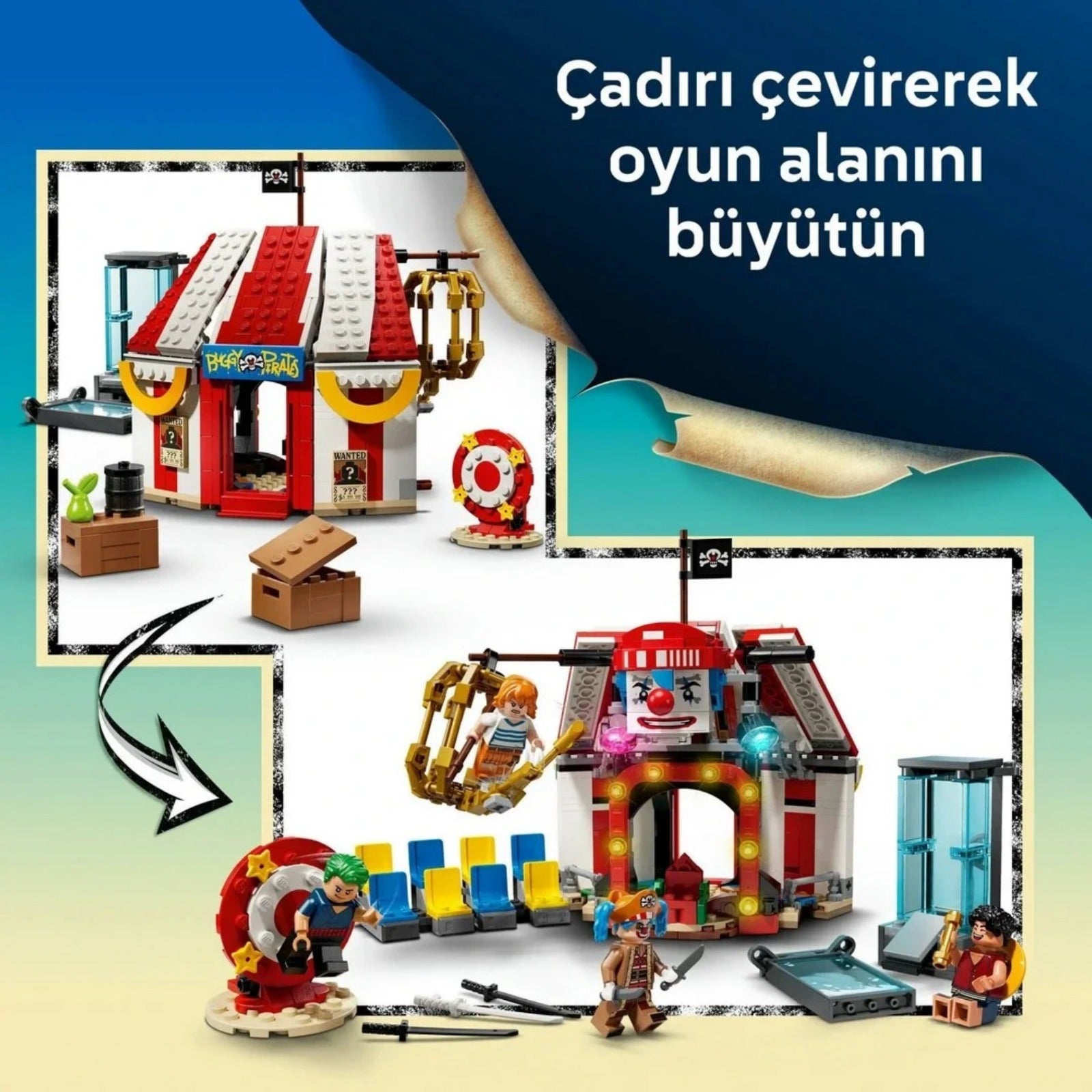 ONE PIECE - Palyaço Buggy'nin Sirk Çadırı