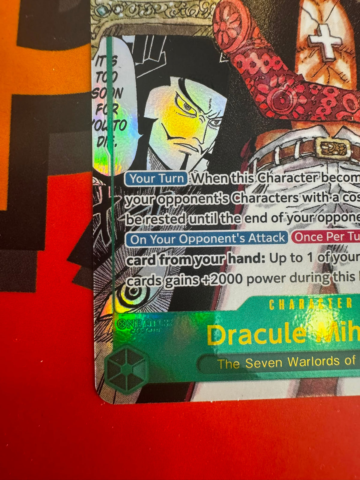 Dracule Mihawk (OP14-119) - Manga Rare (English)