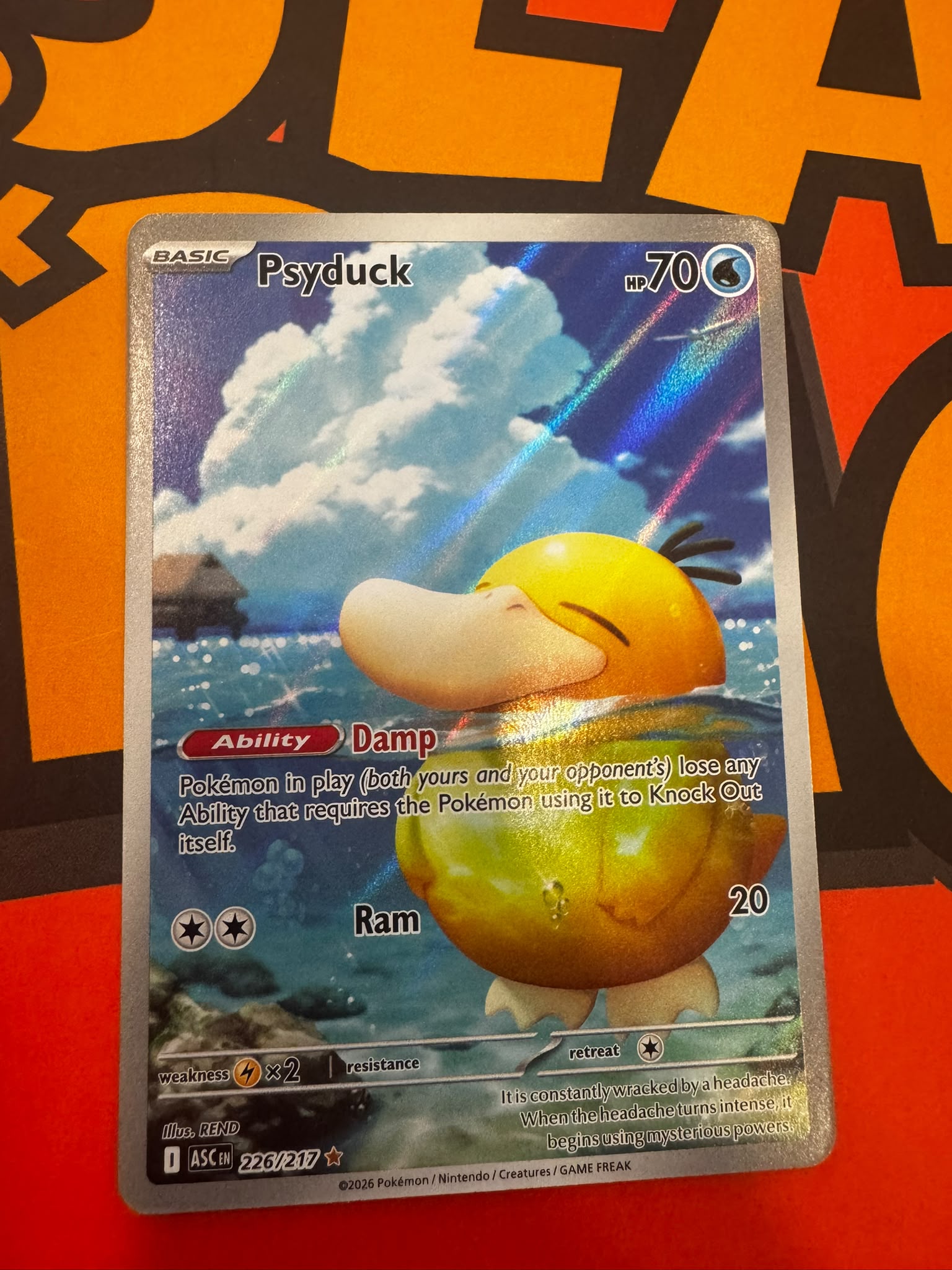 Psyduck 226/217 - Illustration Rare (English)
