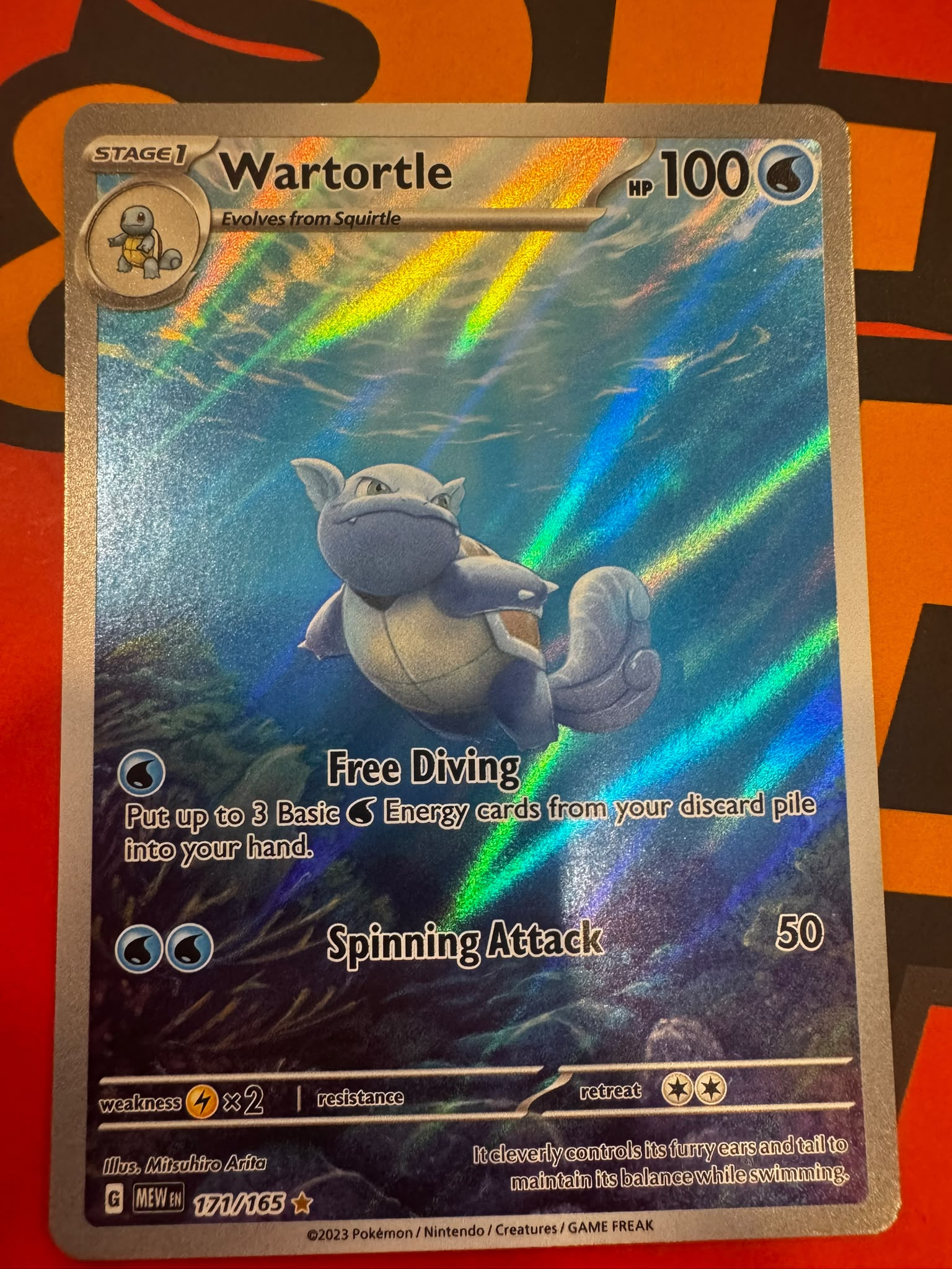 Wartortle (171/165) - Illustration Rare