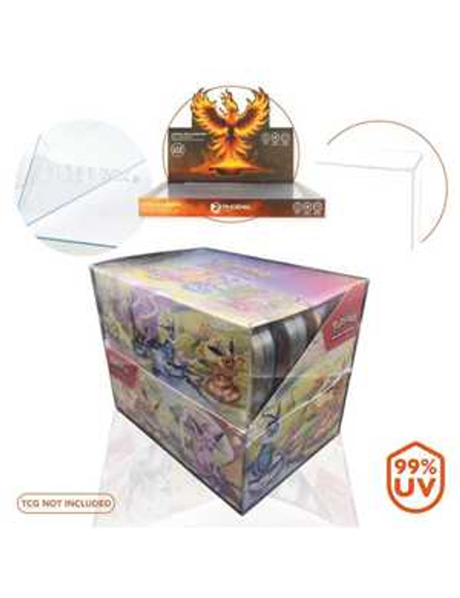 Phoenix Shield - Crystal Box 99% UV 8 Mini Tin Display Koruyucu