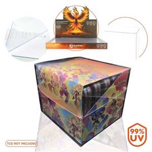 Crystal Box 99% UVR 10 Mini Tin Display Koruma Kutusu
