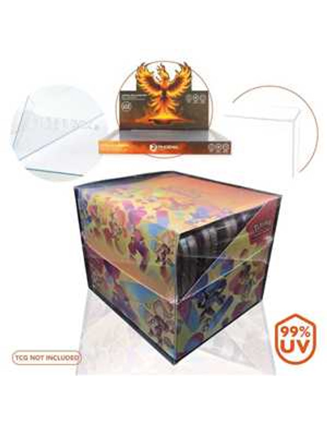 Phoenix Shield - Crystal Box 99% UVR 10 Mini Tin Display Koruma Kutusu