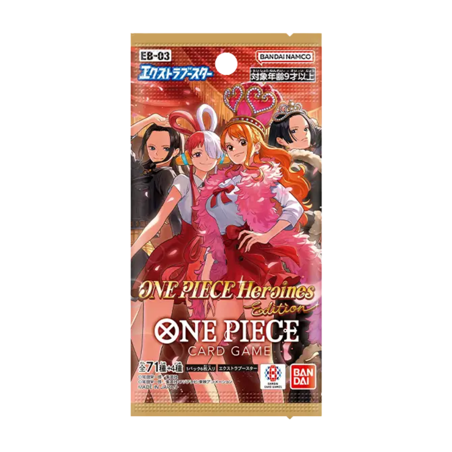 One Piece TCG - EB03 Heroines Edition Booster Pack (Japanese)
