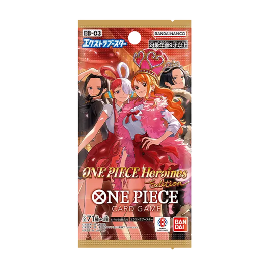 One Piece TCG - EB03 Heroines Edition Booster Pack (Japanese)