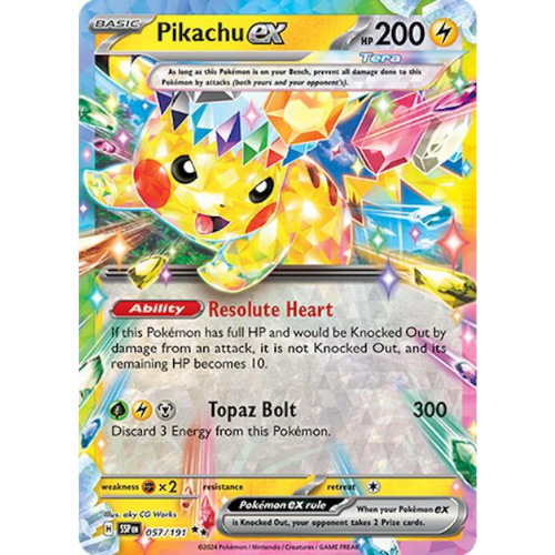 Pikachu ex 057/062 - Scarlet & Violet