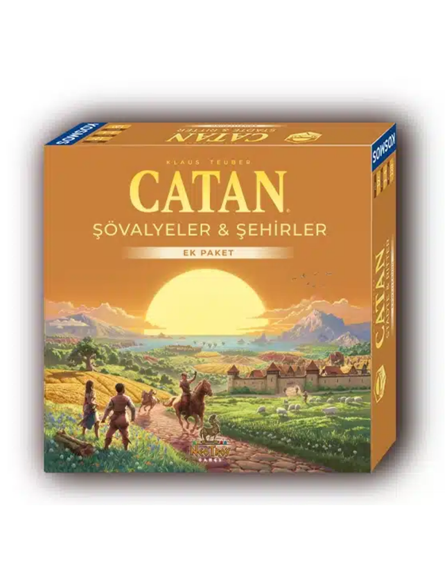 Catan  Şövalyeler & Şehirler - Kutu Oyunu (Türkçe)