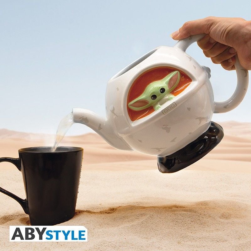 Star Wars The Mandalorian Teapot Grogu Spaceship