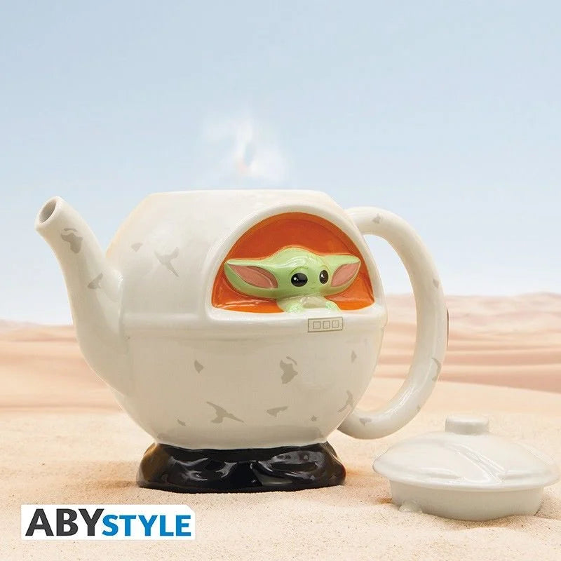 Star Wars The Mandalorian Teapot Grogu Spaceship